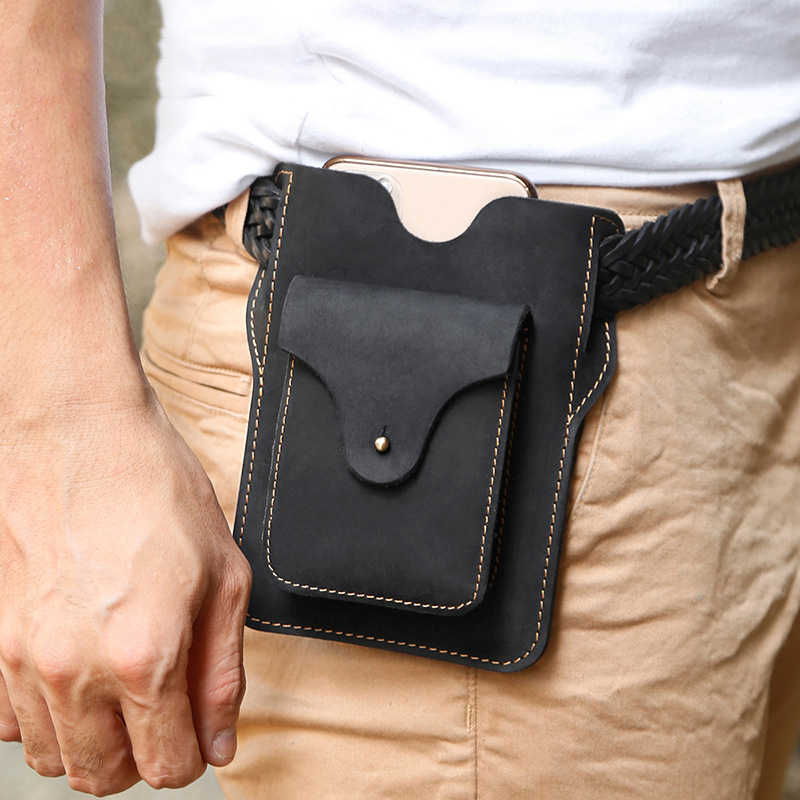 JOYIR-Retro-First-Layer-Genuine-leather-Mobile-Phone-Storage-Bag-Wallet-Belt-Waist-Packs-1913524-8