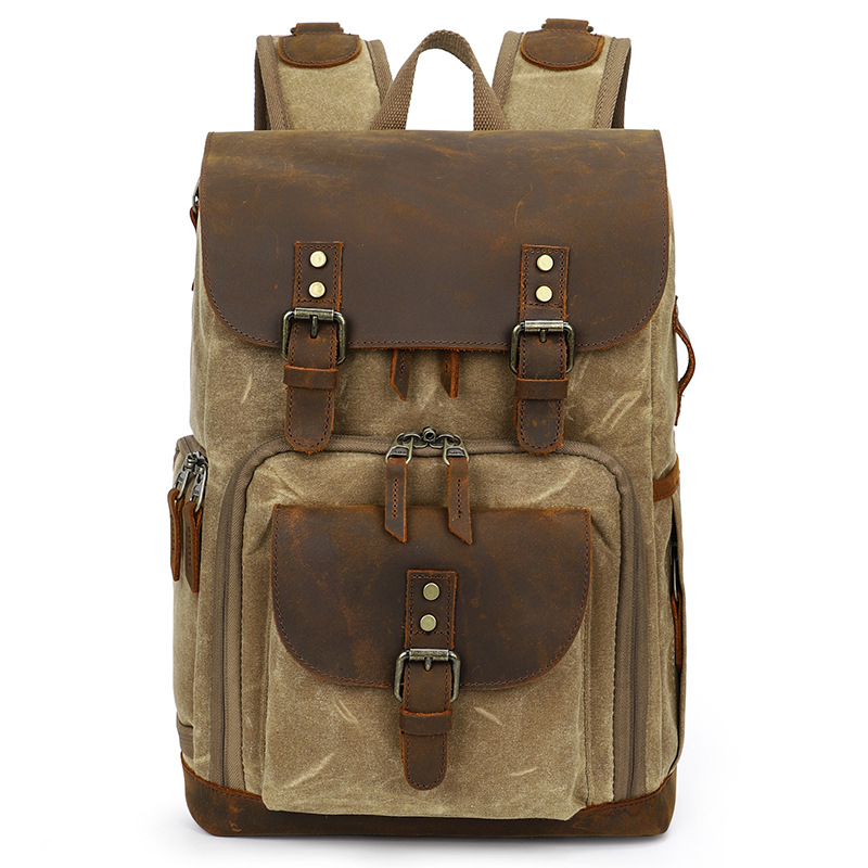 K-86-Travel-Multi-Pocket-Large-Capacity-Geniune-Leather-Macbook-Storage-Bag-Backpack-1753921-1