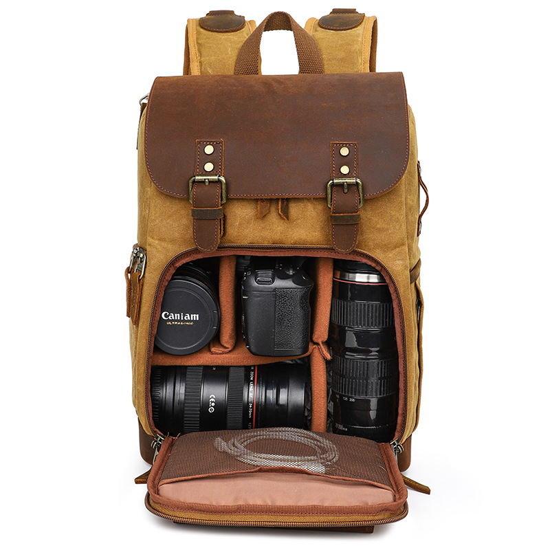 K-86-Travel-Multi-Pocket-Large-Capacity-Geniune-Leather-Macbook-Storage-Bag-Backpack-1753921-4