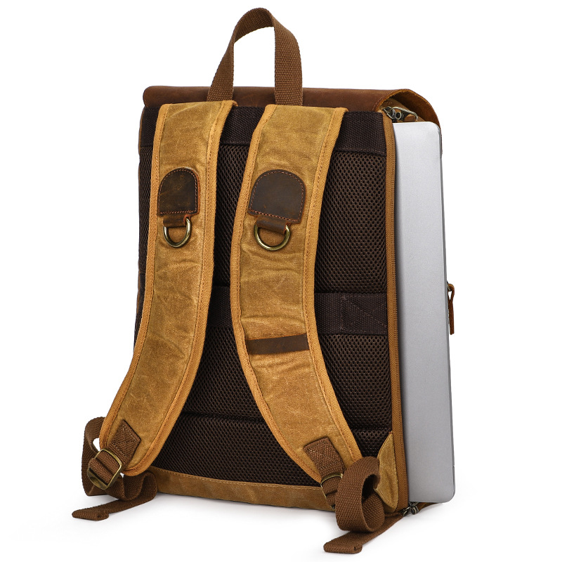 K-86-Travel-Multi-Pocket-Large-Capacity-Geniune-Leather-Macbook-Storage-Bag-Backpack-1753921-5