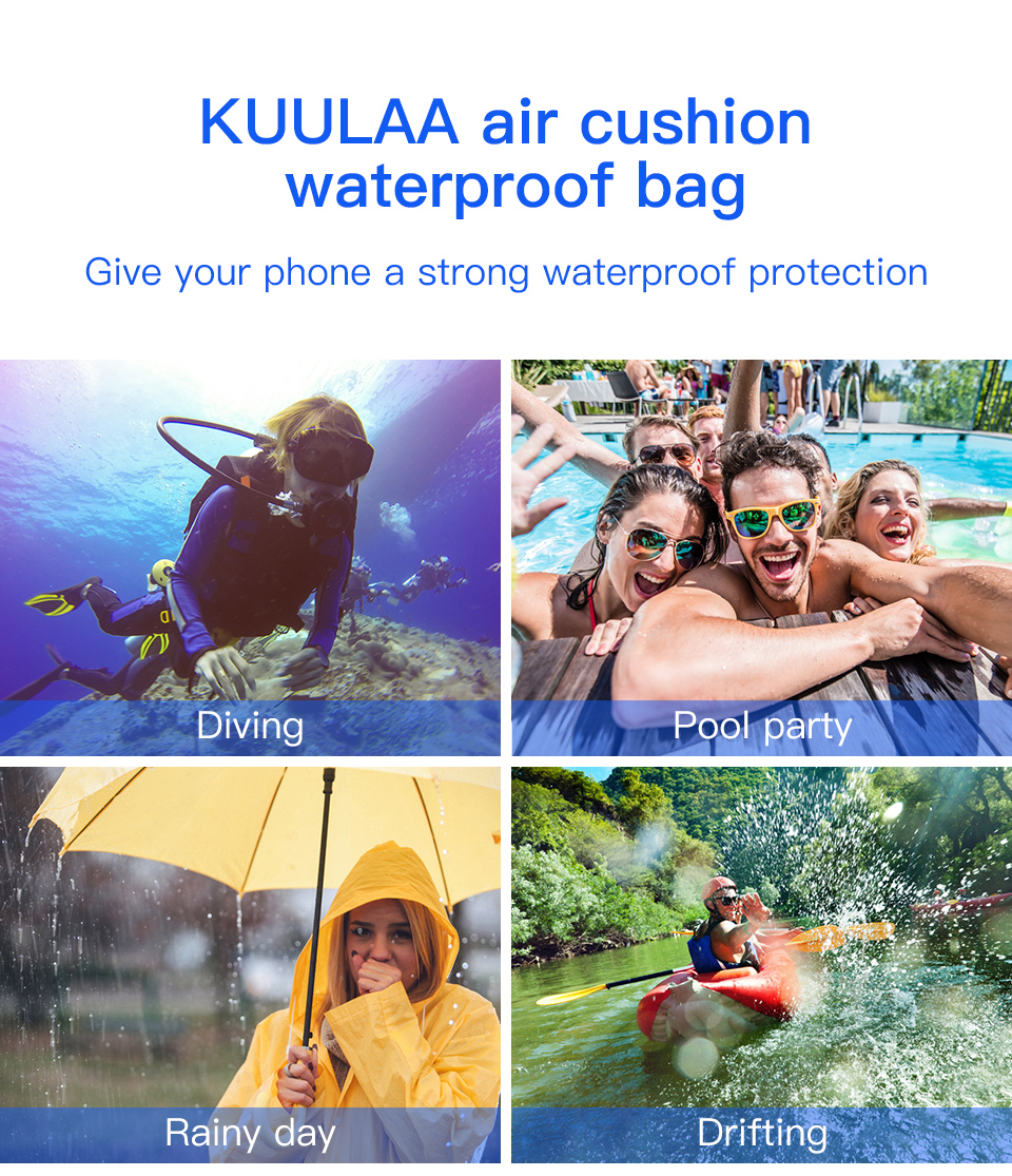 KUULAA-IPX8-Waterproof-Phone-Pouch-Air-Cushion-Anti-explosion-Screen-Touch-Underwater-Swimming-Divin-1613996-2