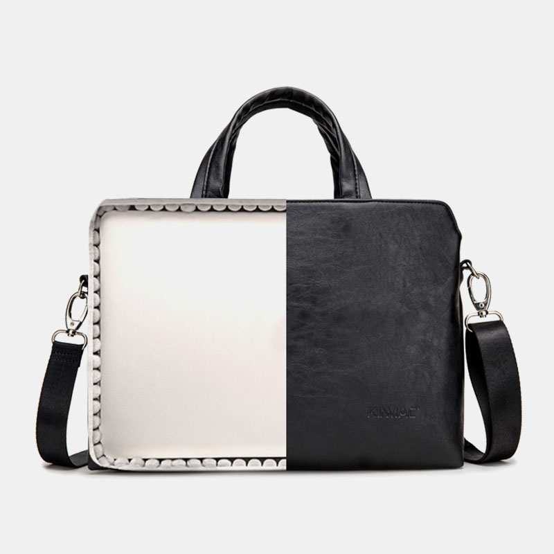 Kinmac-14-inch-Fashion-Multifunction-PU-Leather-Waterproof-Macbook-Storage-Bag-Briefcases-Crossbody--1783201-6