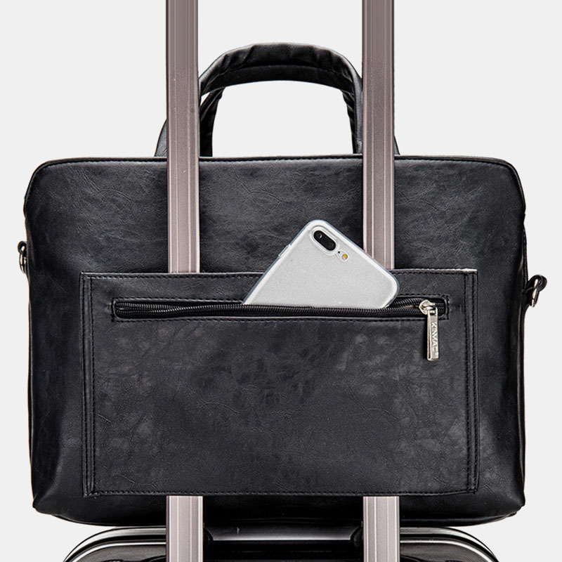 Kinmac-14-inch-Fashion-Multifunction-PU-Leather-Waterproof-Macbook-Storage-Bag-Briefcases-Crossbody--1783201-7