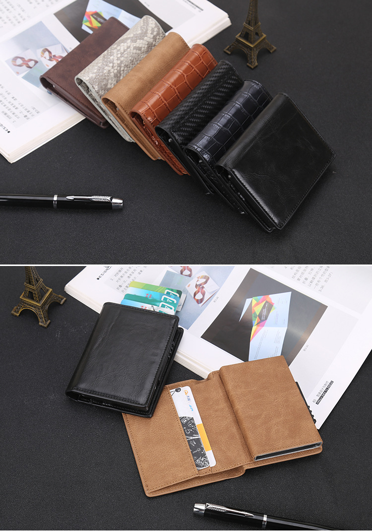 Men-Business-RFID-Anti-scan-Mini-Carbon-Fiber-Pattern-Automatic-Credit-Card-Aluminum-Coins-Bag-Walle-1648881-12