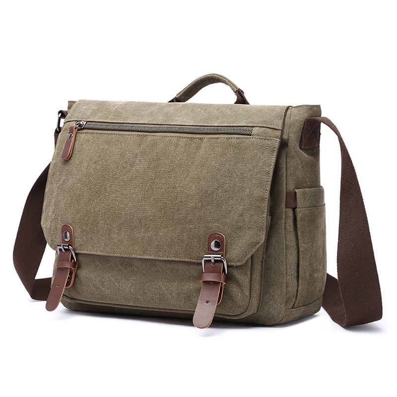 Men-Casual-Multi-Pocket-Canvas--Microfiber-Leather-Macbook-Storage-Briefcase-Shoulder-Crossbody-Bag-1605164-11