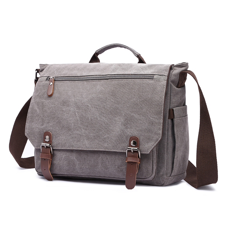 Men-Casual-Multi-Pocket-Canvas--Microfiber-Leather-Macbook-Storage-Briefcase-Shoulder-Crossbody-Bag-1605164-13