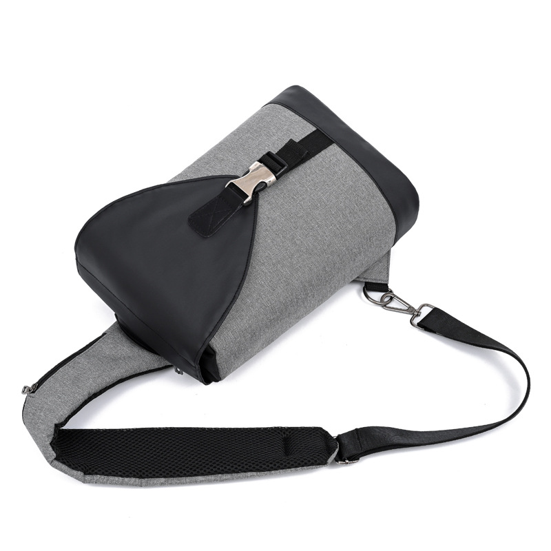 Men-Fashion-Waterproof-Large-Capacity-Mobile-Phone-Storage-Chest-Bag-Crossbody-Bag-Drawstring-Bag-1812587-5