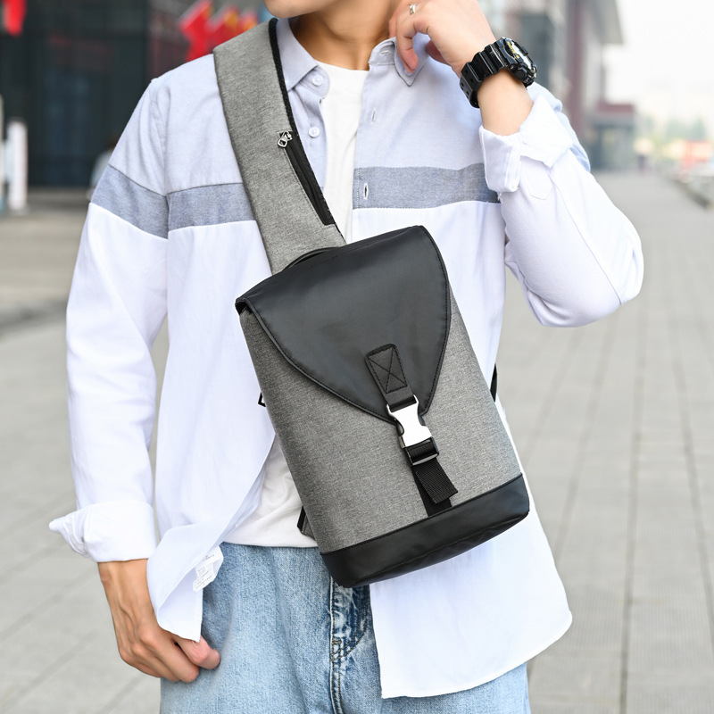 Men-Fashion-Waterproof-Large-Capacity-Mobile-Phone-Storage-Chest-Bag-Crossbody-Bag-Drawstring-Bag-1812587-10