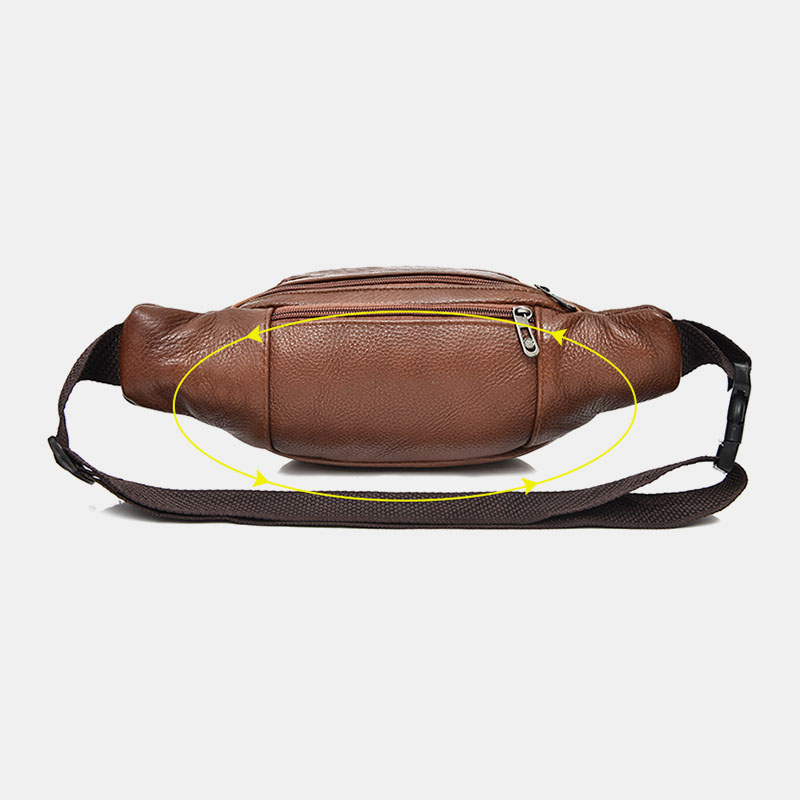 Men-Outdoor-Multi-Layers-Large-Capacity-PU-Leather-Mobile-Phone-Storage-Crossbody-Chest-Bag-Waist-Pa-1834720-5