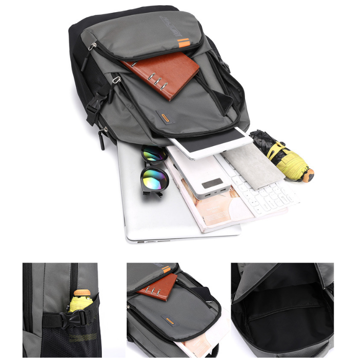 Men-Oxford-Extension-Capacity-Multi-Pocket-Business-Macbook-Storage-Bag-Backpack-1661567-5