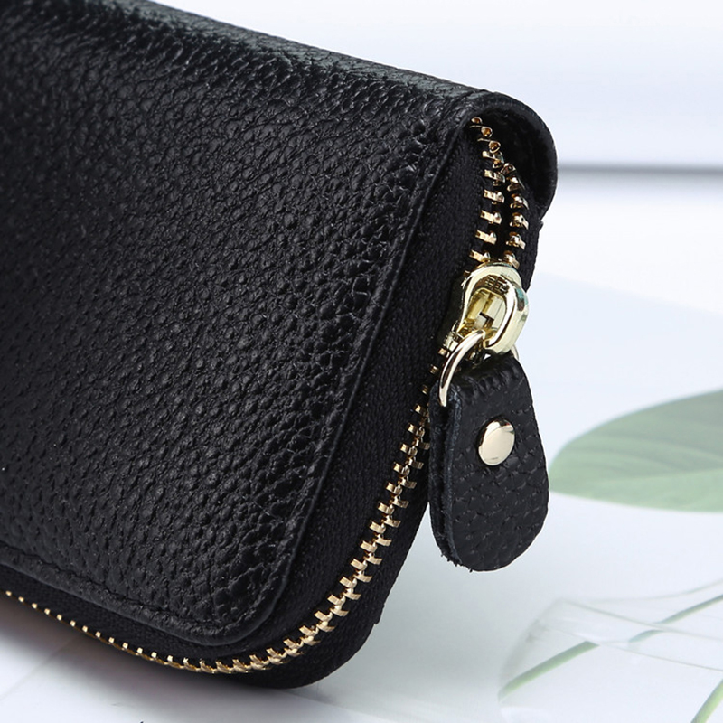 Mini-Casual-Genuine-Leather-Multi-Card-Slot-Holder-Coin-Bags-Purse-Short-Wallet-1289753-9