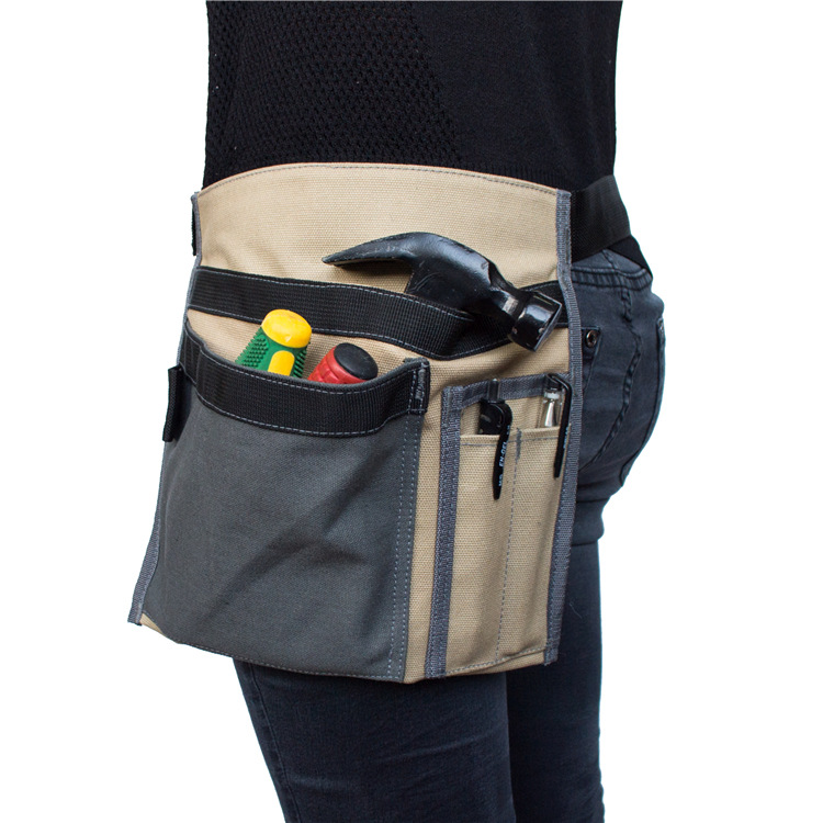Multi-Pocket-Wear-Resistant-Canvas-Repair-Tools-Storage-Bag-Plumber-Waist-Packs-1780923-4