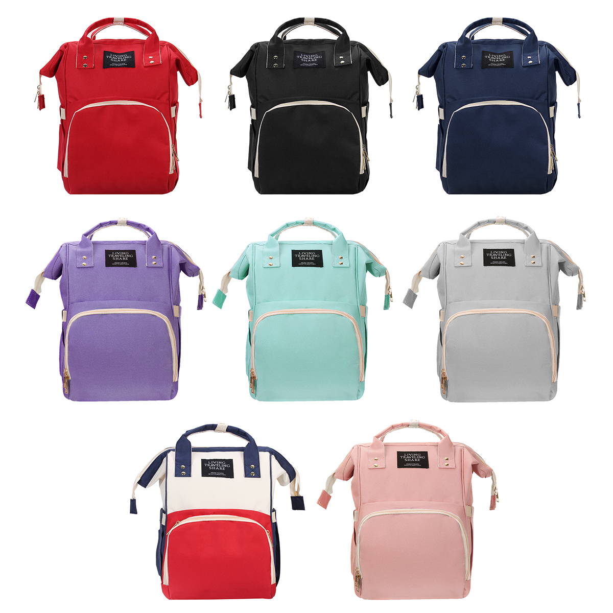 Multifunctional--Large-Capacity-Waterproof-Oxford-Cloth-Mobile-Phone-Tablet-Diaper-Storage-Bag-Backp-1854838-18