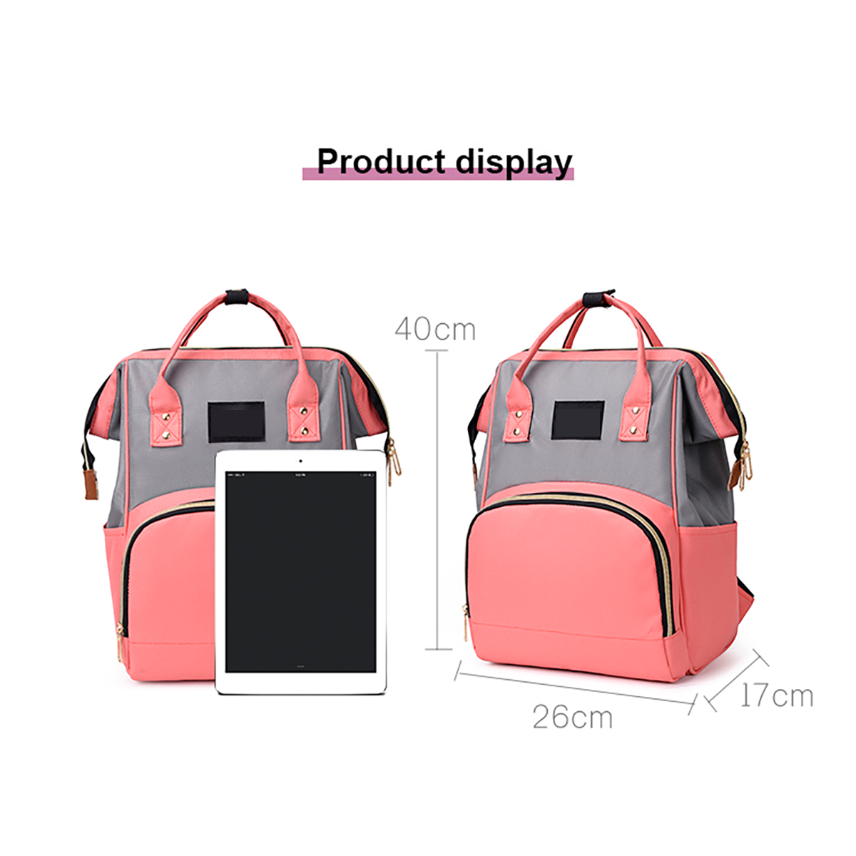 Multifunctional-Waterproof-Large-Capacity-Nappy-Storage-Mummy-Bag-Backpack-For-Mom-Outdoors-Travel-1862804-9