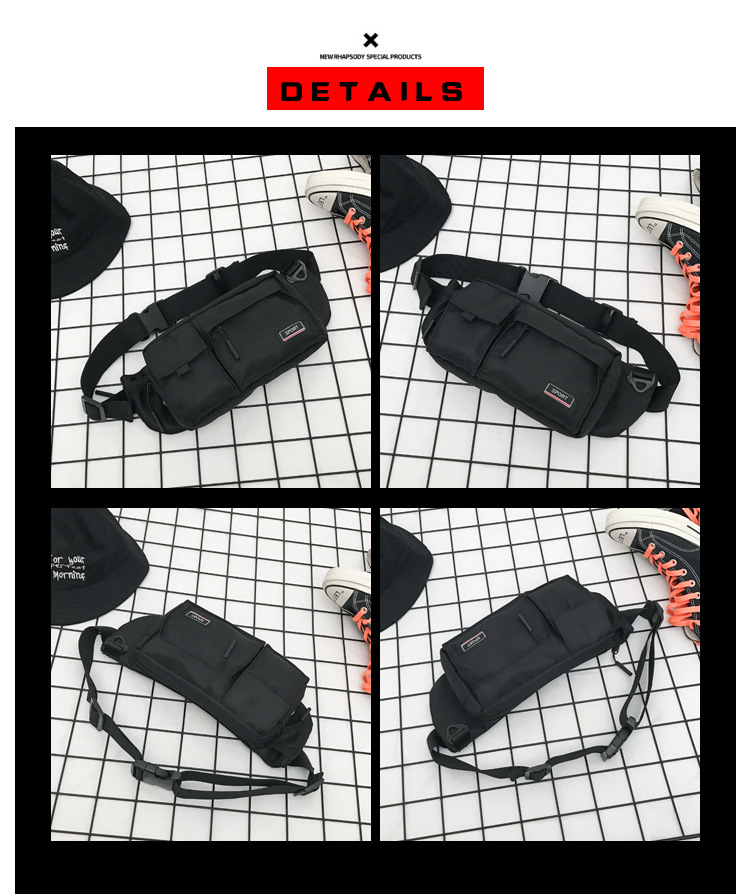 Outdoor-Sport-Multifunctional-Multi-Pockets-Waterproof-Oxford-Cloth-Adjustable-Belt-Waist-Pack-Cross-1660101-4
