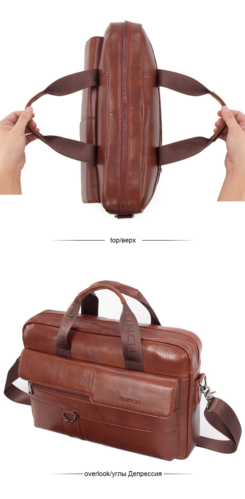 PI-UNCLE-156-inch-Multifunction-Multi-Pocket-Genuine-Leather-Macbook-Storage-Bag-Men-Briefcases-Shou-1783200-4