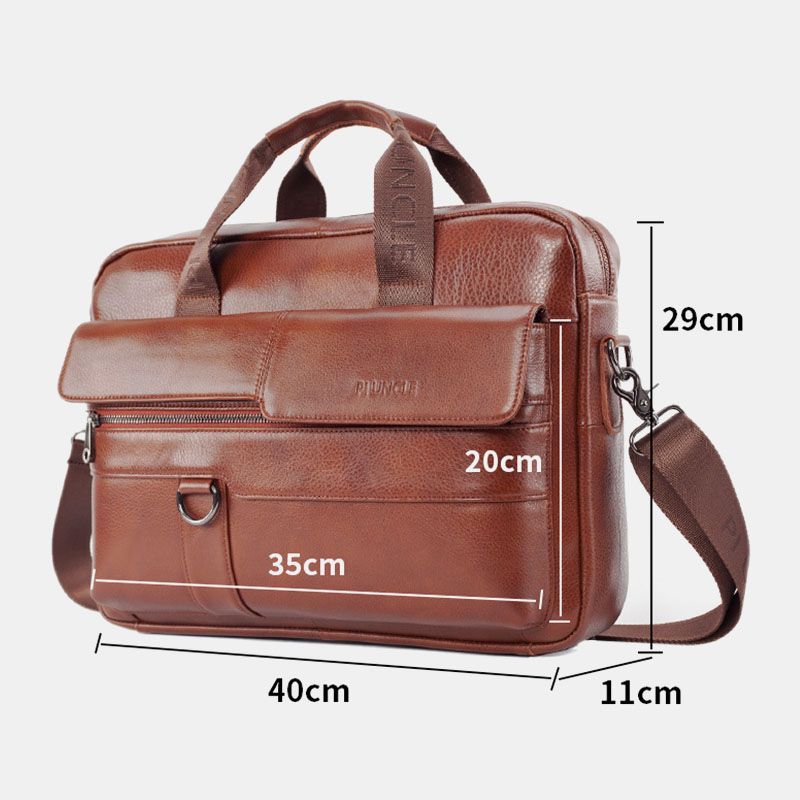PI-UNCLE-156-inch-Multifunction-Multi-Pocket-Genuine-Leather-Macbook-Storage-Bag-Men-Briefcases-Shou-1783200-7