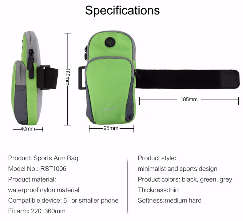 ROCK-Sport-Running-Waterproof-Sweatproof-Earphone-Jack-Armband-Bag-for-6-inch-or-less-Phone-1087907-6
