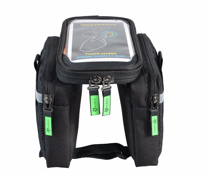 ROCKBROS-Bicycle-Rain-Cover-Touch-Screen-Waterproof-Bike-Frame-Phone-Bag-1081840-4