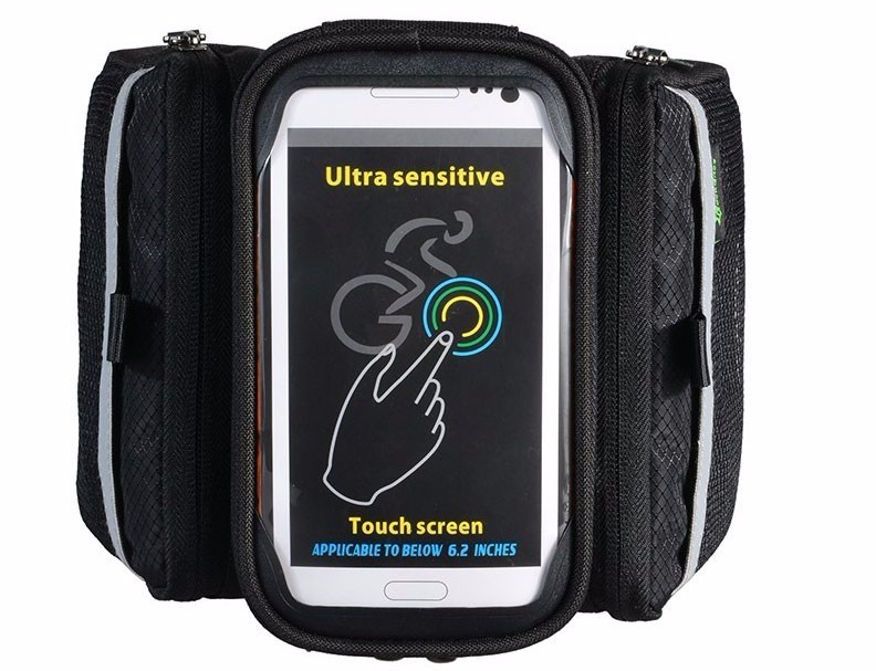 ROCKBROS-Bicycle-Rain-Cover-Touch-Screen-Waterproof-Bike-Frame-Phone-Bag-1081840-5