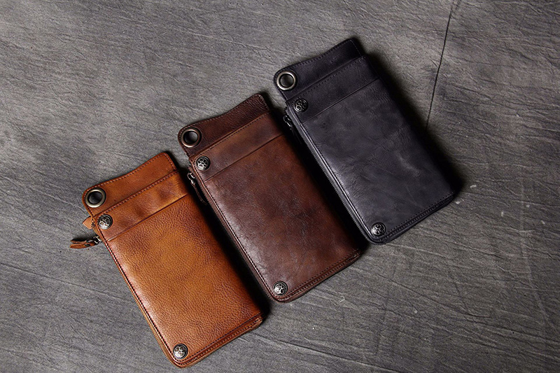 Retro-Genuine-Leather-Multi-Card-Slots-Mobile-Phone-Bag-Men-Long-Wallet-for-Phones-below-65-inch-1760524-1