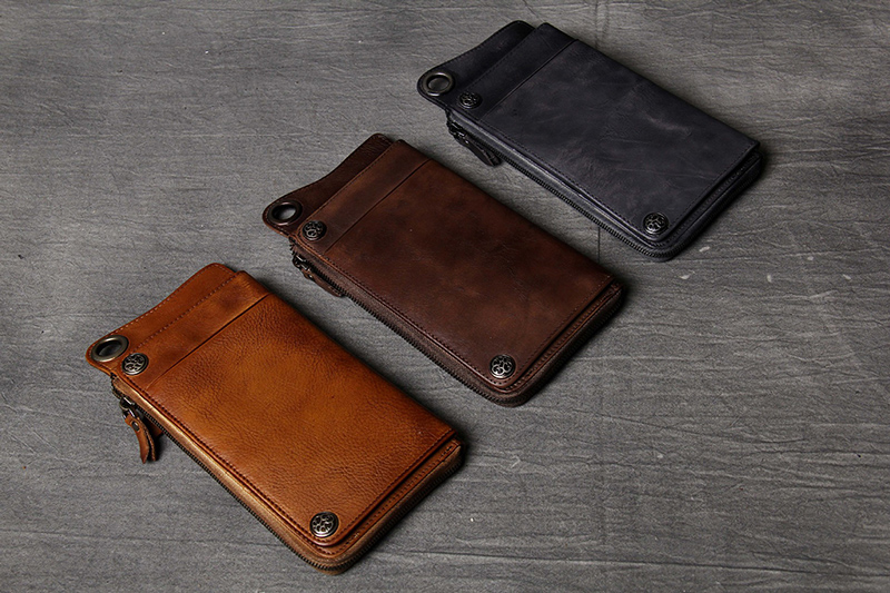 Retro-Genuine-Leather-Multi-Card-Slots-Mobile-Phone-Bag-Men-Long-Wallet-for-Phones-below-65-inch-1760524-2