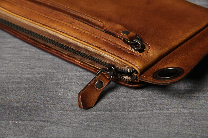 Retro-Genuine-Leather-Multi-Card-Slots-Mobile-Phone-Bag-Men-Long-Wallet-for-Phones-below-65-inch-1760524-13