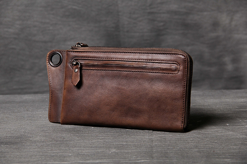 Retro-Genuine-Leather-Multi-Card-Slots-Mobile-Phone-Bag-Men-Long-Wallet-for-Phones-below-65-inch-1760524-20