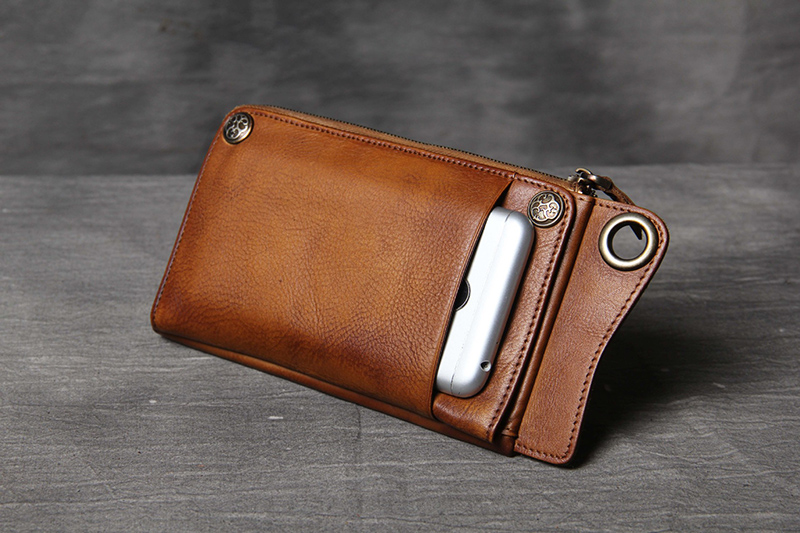 Retro-Genuine-Leather-Multi-Card-Slots-Mobile-Phone-Bag-Men-Long-Wallet-for-Phones-below-65-inch-1760524-6