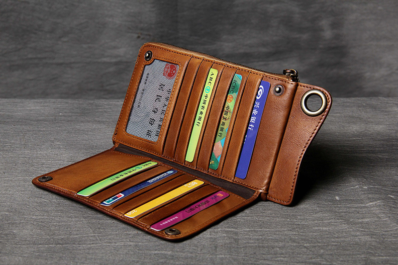 Retro-Genuine-Leather-Multi-Card-Slots-Mobile-Phone-Bag-Men-Long-Wallet-for-Phones-below-65-inch-1760524-7