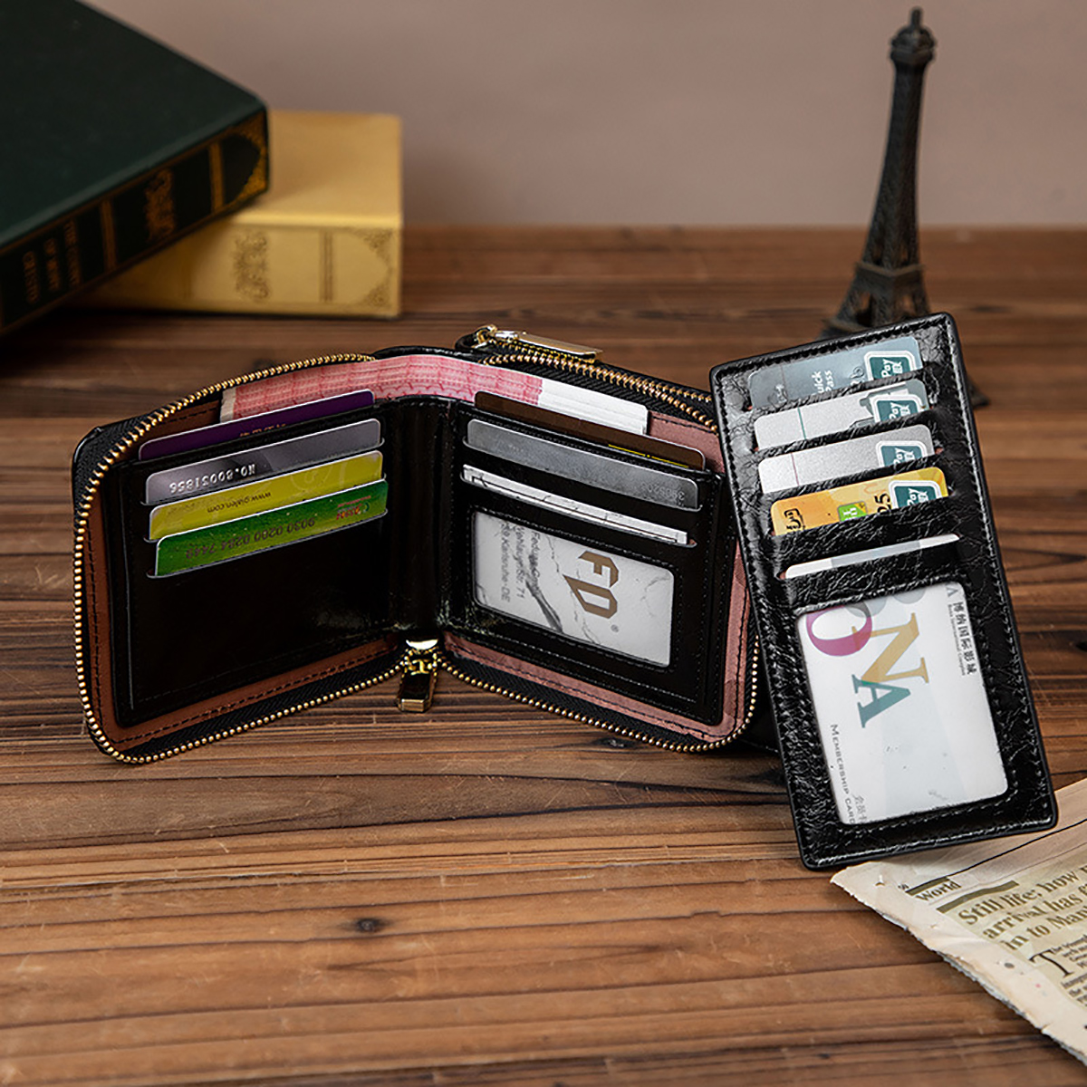 Retro-PU-Leather-Bag-Multi-Card-Slots-Mobile-Phone-Storage-Wallet-Crossbody-Bag-Packs-1758308-4