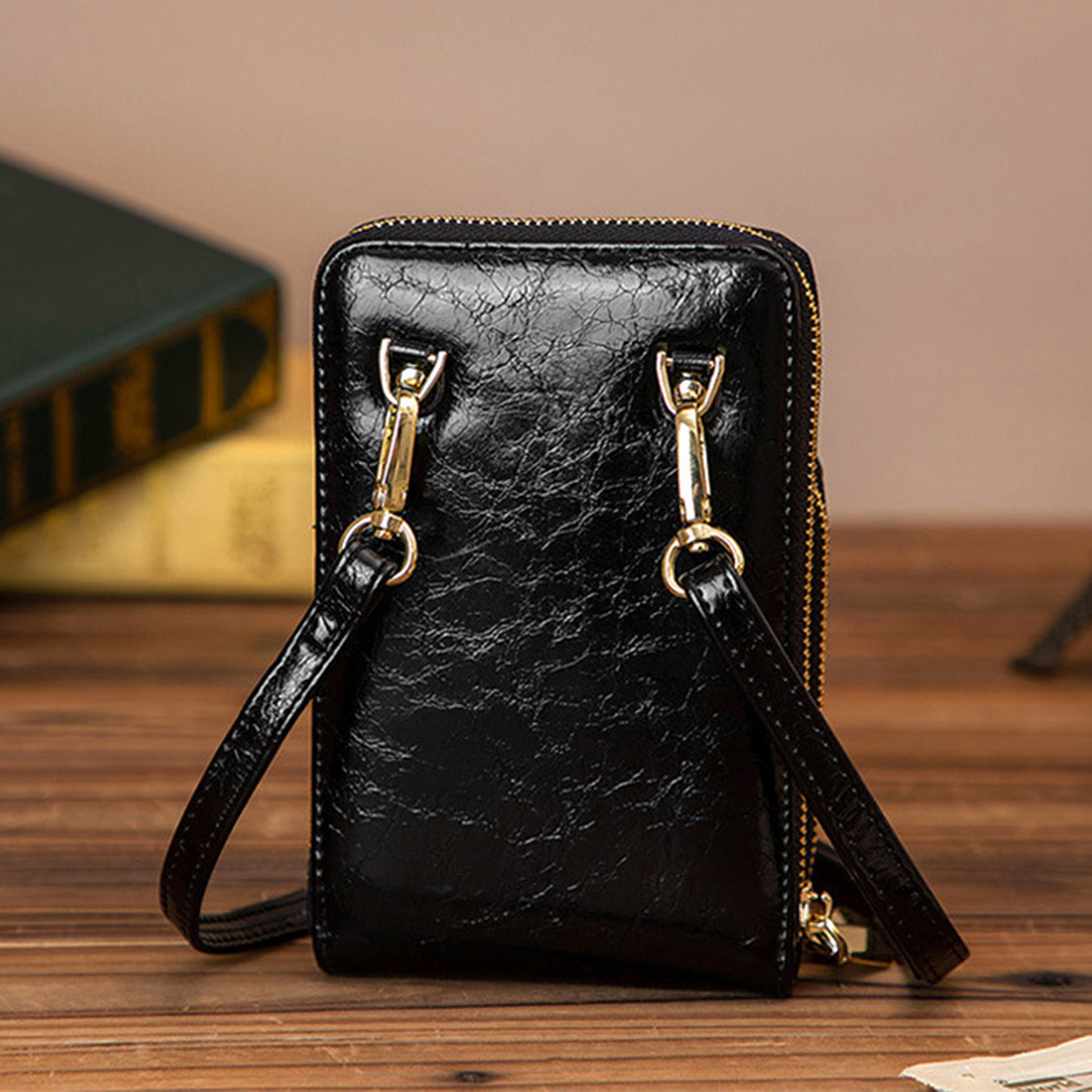 Retro-PU-Leather-Bag-Multi-Card-Slots-Mobile-Phone-Storage-Wallet-Crossbody-Bag-Packs-1758308-6