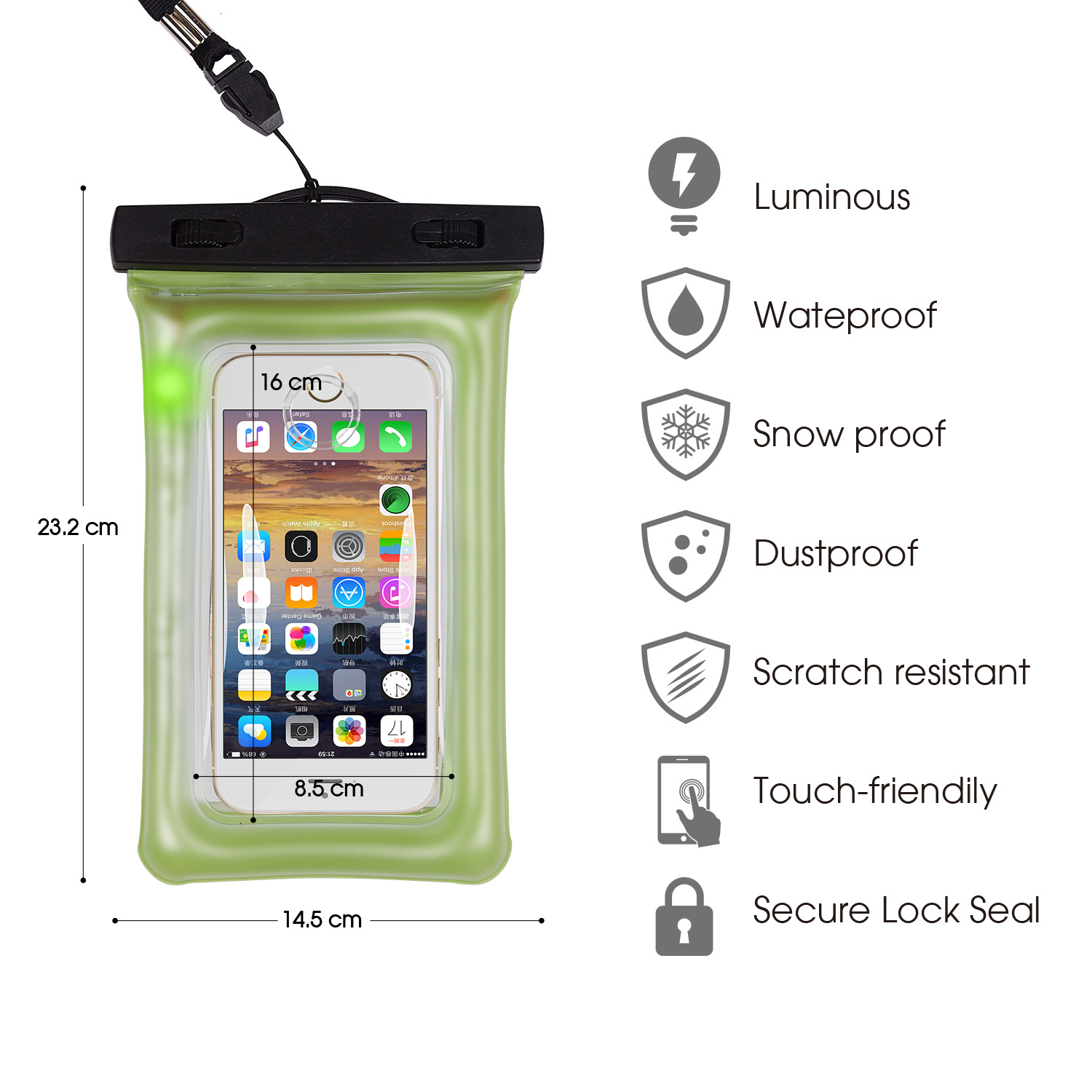 Universal-Touch-Friendly-Transparent-Inlet-Automatic-Alarm-Luminous-Dustproof-Waterproof-Mobile-Phon-1558753-2