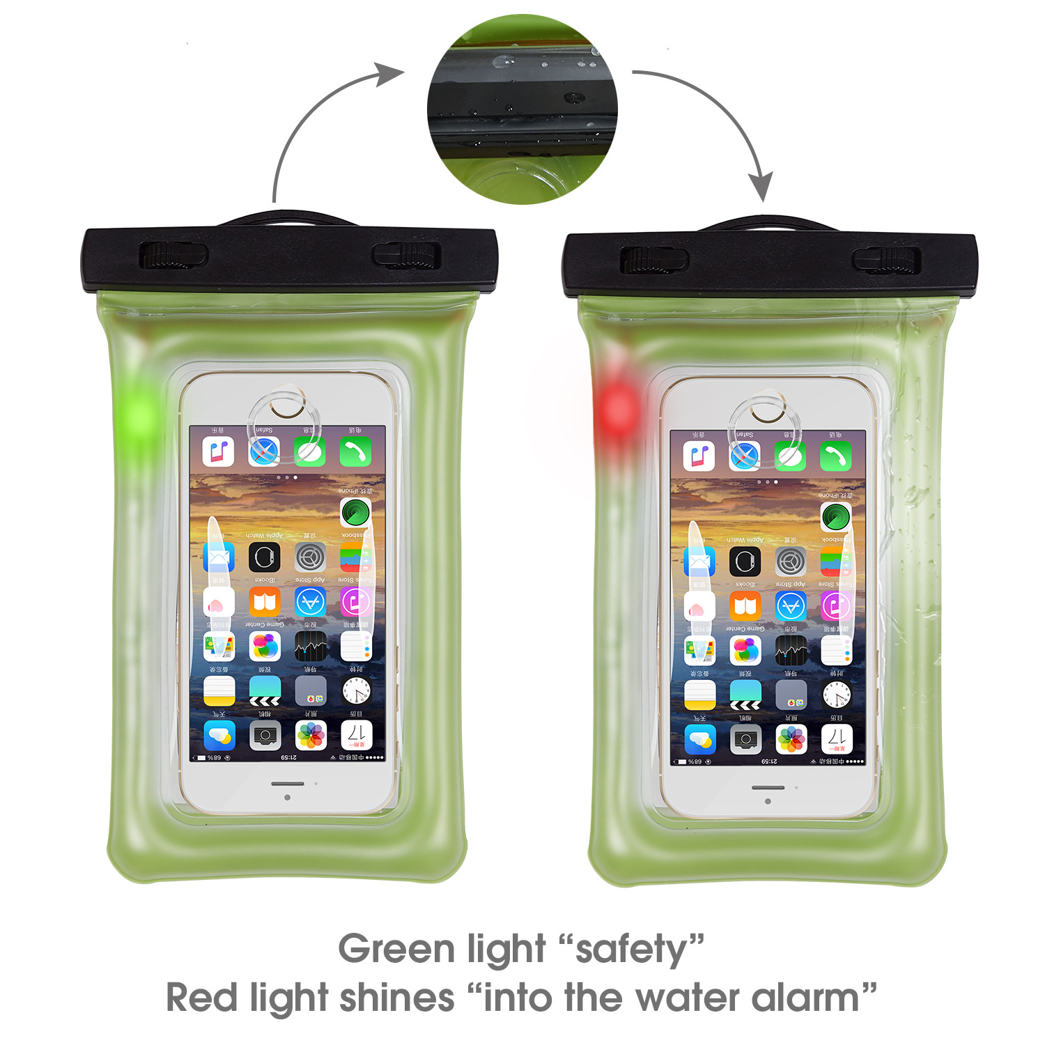 Universal-Touch-Friendly-Transparent-Inlet-Automatic-Alarm-Luminous-Dustproof-Waterproof-Mobile-Phon-1558753-4