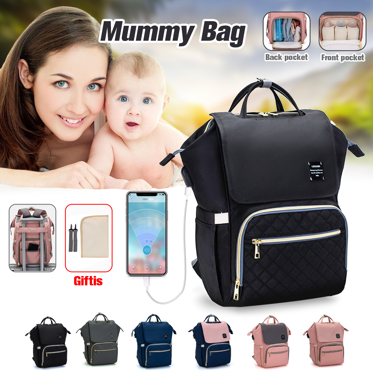 Upgrade-Version-LEQUEEN-Large-Capacity-Outdoor-Trip-Travel-Diaper-Storage-with-USB-Charging-Port-Mum-1861982-1