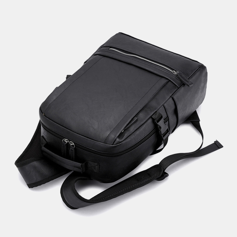 Vintage-Waterproof-Large-Capacity-PU-Leather-Macbook-Tablet-Storage-Bag-Office-Work-Unisex-Backpack-1806714-3