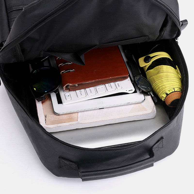 Vintage-Waterproof-Large-Capacity-PU-Leather-Macbook-Tablet-Storage-Bag-Office-Work-Unisex-Backpack-1806714-5