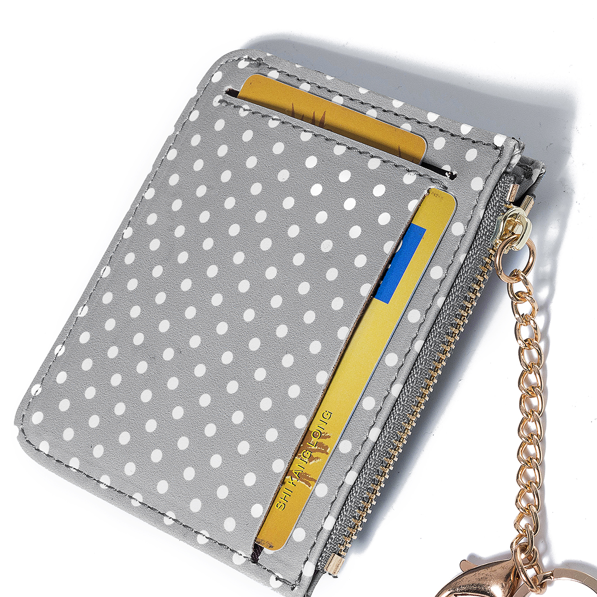 Women-Fashion-Dot-Pattern-Zipper-with-Multi-Slot-Wallet-Card-Holder-Short-Purse-1492461-6