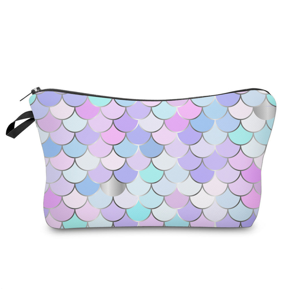 Women-Fashion-Fish-Scale-Pattern-Travel-Portable-Makeup-Wash-Mobile-Phone-Storage-Cosmetic-Bag-Handb-1803877-4