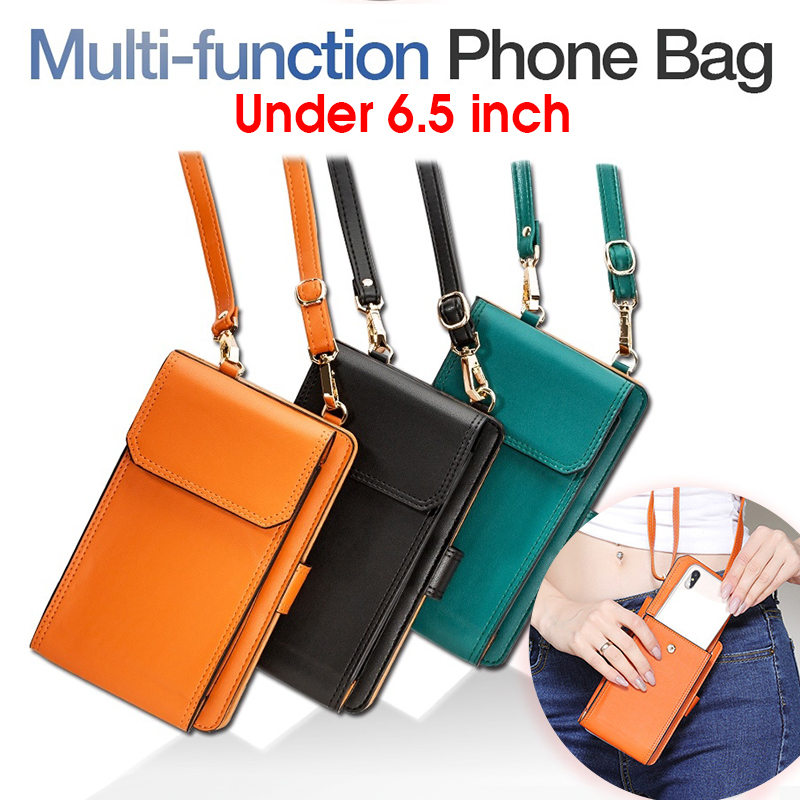 Women-Large-Capacity-Card-Slot-Wallet-Shoulder-Bag-Messager-Bag-for-Mobile-Phone-under-65-inch-1425870-1