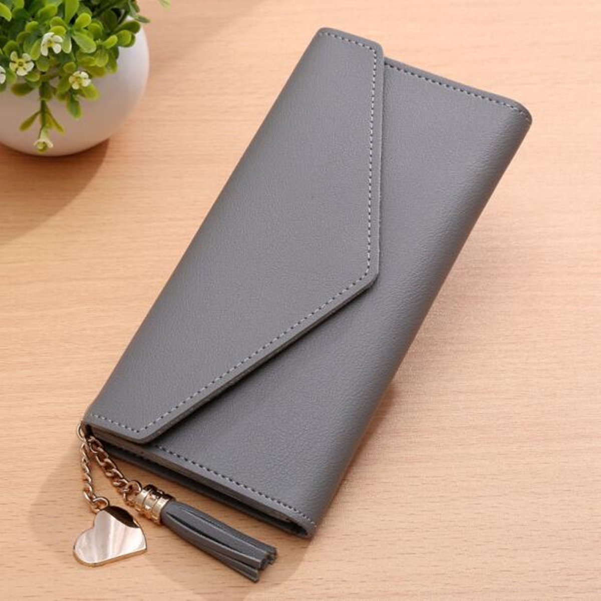 Women-Long-Purse-Multi-Card-Slots-PU-Leather-Phone-Wallet-Envelope-Clutch-Bags-1182805-8