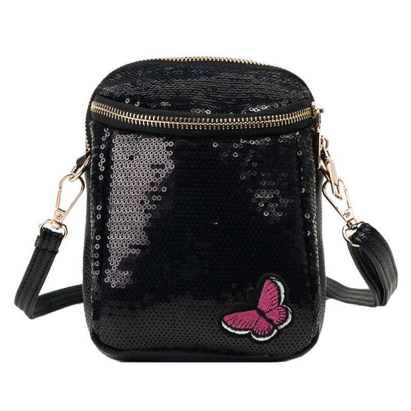 Women-Personality-Sequin-Embroidered-Butterfly-Mobile-Phone-Storage-Shoulder-Crossbody-Bag-1483685-1