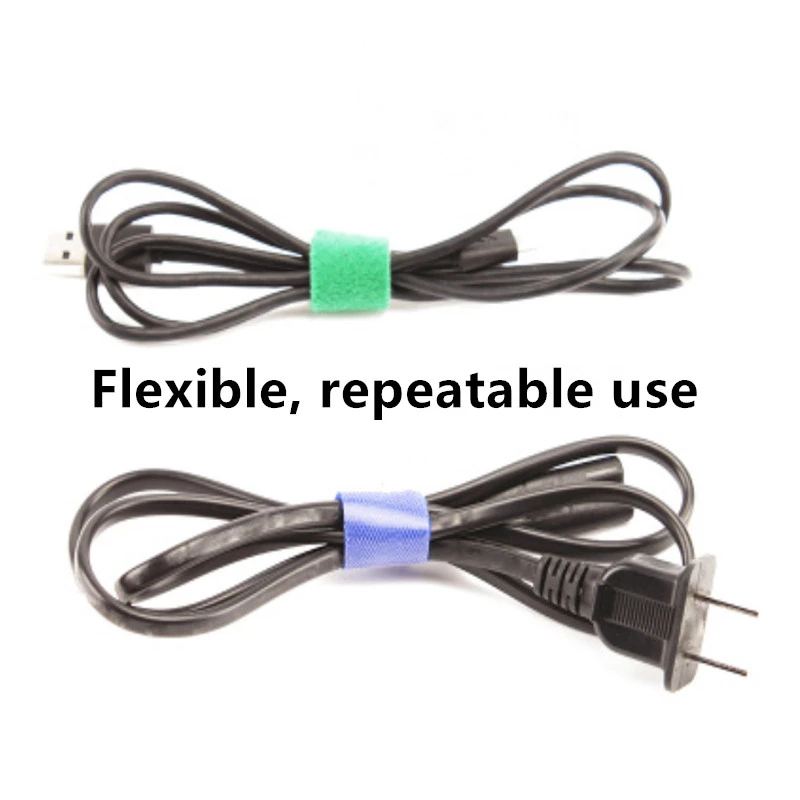 Bakeey-10-50Pcs-18cm-Pure-Strong-Adhesive-Wire-Clip-Holder-Earphone-USB-Cable-Cord-Winder-Wrap-Cable-1764408-3