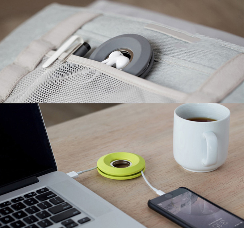 Bakeey-Multi-function-Creative-Magnet-Silicone-Earphone-Wire-USB-Cable-Bobbin-Winder-Wire-Organizer-1645097-7