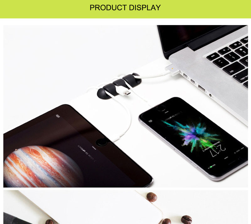 JOKORO-2Pcs-4-Channel-3M-Glue-TPU-Desktop-Tidy-Management-Cable-Organizer-Winder-for-iPhone-X-XS-Hua-1648360-5