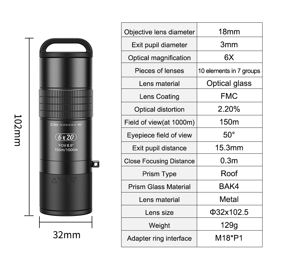 APEXEL-6X20M-6X-03m-Closest-Focus-Telescope-Optics-Lens-Monocular-HD-Phone-Lens-With-Clip-for-Smartp-1881616-12