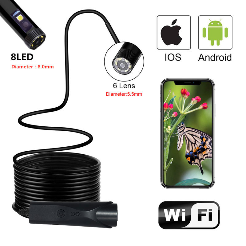 Bakeey-145mm-Flexible-IP67-Waterproof-Adjustable-USB-Inspection-Borescope-Camera-for-Android-PC-Note-1778909-1