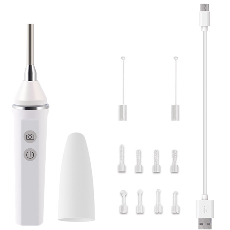 Bakeey-Visual-Ear-Spoon-39MM-500W-HD-WiFi-All-In-One-Ear-Cleaner-Otoscope-6LED-Adjustable-IP67-400mA-1787995-11