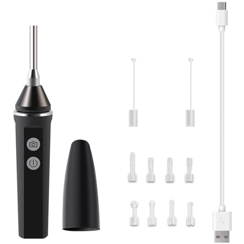 Bakeey-Visual-Ear-Spoon-39MM-500W-HD-WiFi-All-In-One-Ear-Cleaner-Otoscope-6LED-Adjustable-IP67-400mA-1787995-12