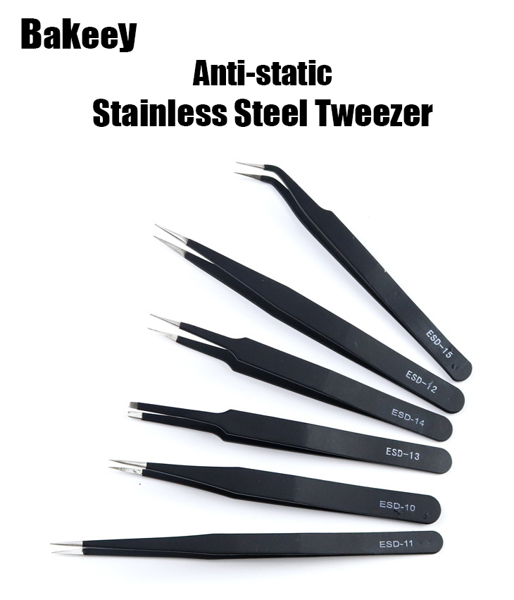Bakeey-ESD10-15-Anti-static-Stainless-Steel-Tweezer-Set-for-Smartphone-Tools--Accessories-Repair-Too-1629924-1